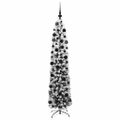 vidaXL Umelý vianočný stromček Zelená 180 cm PVC, oceľ a plast