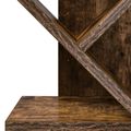 vidaXL Stromová knižnica 6-úrovňová 30 x 18 x 100 cm Kompozitné drevo