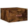 vidaXL Nástenné nočné stolíky 2 ks dymový dub 35x35x20 cm