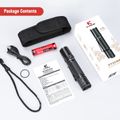 KLARUS XT2CR PRO Olive Green taktická batéria 2100 lm, duálny spínač, 1x 18650 3100 mAh, USB, zelená