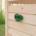 vidaXL Lezecká chytka 2 ks Zelená 100 x 67 x 43 mm PP