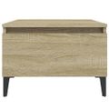 vidaXL Bočné stolíky 2 ks dub sonoma 50x46x35 spracované drevo