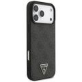 Puzdro Guess 4G Strap Triangle Logo MagSafe pre iPhone 17 Pro Max čierne