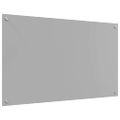 vidaXL Kuchynský obklad Svetlosivá 100 x 60 cm tvrdené sklo