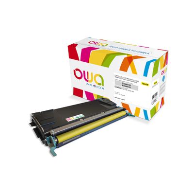 OWA Armor toner kompatibilný s Lexmark C748H1YG,X748H1YG, 10000st, žltá/žltá