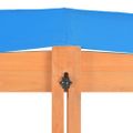 vidaXL Pieskovisko s nastaviteľnou strieškou 115x115x115 cm