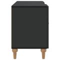 vidaXL TV skrinka Čierna 102 x 34,5 x 50 cm Kompozitné drevo