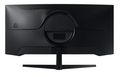 Samsung Odyssey/G55T/34"/VA/3440x1440/165Hz/1ms/Black/2R LED monitor, herní, prohnutý, 34", VA, 3440×1440, 21:9, 165Hz, 1ms, 250cd/m2, DisplayPort, HDMI, VESA, en. tr. G, cerný
