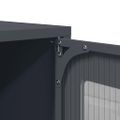 vidaXL TV skrinka antracitová 100,5x39x60,5 cm oceľ