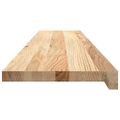 vidaXL Schodiskové stupne 8 ks 120x30x2 cm neošetrený dubový masív