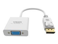 Nástroj na prevod videa - DisplayPort - VGA - biela