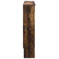 vidaXL Kryt radiátora Dymový dub 78 x 19 x 81,5 cm Kompozitné drevo