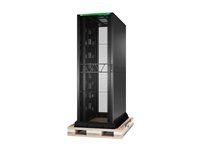 APC NetShelter SX Advanced - Rozvádzač stojanový skriňový - podlahové prevedenie - čierna - 48U - 19" - kompatibilný s TAA