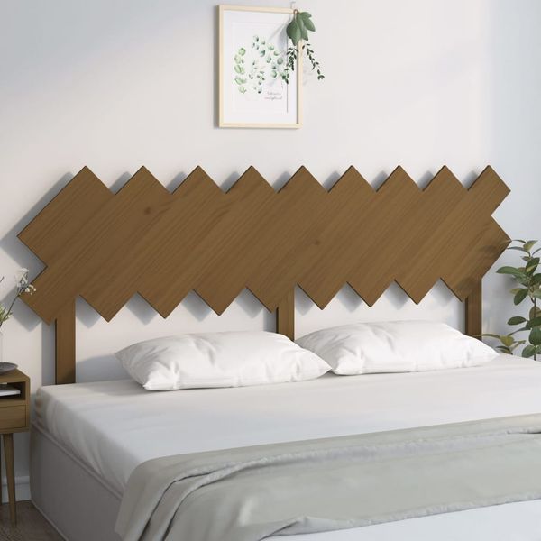 vidaXL Čelo postele medovohnedé 178x3x80,5 cm masívna borovica