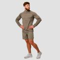 Běžecká mikina 1/2 Zip Pulse Vetiver - GymBeam, veľkosť L, veľkosť oblečenia L
