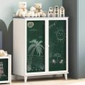 vidaXL Kreatívne úložisko pre deti ROROS Šedý a biely 80 x 40 x 110 cm