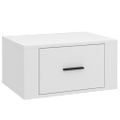 vidaXL Nástenné nočné stolíky 2 ks biele 50x36x25 cm