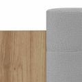 vidaXL Rám postele s čelom Dub artisan Kompozitné drevo