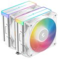 DEEPCOOL chladič AG620 WH ARGB V2 / 2x 120mm fan / 6x heatpipes / PWM / pro Intel i AMD / bílý Chladic, pro CPU, pro Intel i AMD, socket LGA1851, 1700, 1200, 1151, 1150, 1155, AM5, AM4, 260W TDP, 2×120mm ARGB, 6× heatpipe, b