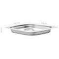 vidaXL Gastronádoby 8 ks, GN 1/2, 40 mm, nehrdzavejúca oceľ