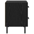 vidaXL Nočný stolík Čierny dub 40 x 35 x 47,5 cm Kompozitné drevo