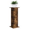 vidaXL Stojan na rastliny Dymový dub 30,5 x 30 x 80,5 cm