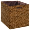 vidaXL Lavica s 2 košíkmi z morskej trávy 71x40x42 cm hnedá