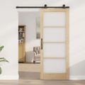 vidaXL Posuvné dvere ORKDAL Prírodná 83 x 202 cm