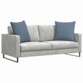 vidaXL Vankúše na pohovku 2 pcs Modrá 60 x 60 cm Kordúrová tkanina
