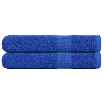 vidaXL Saunové osušky FROGN 2 ks modré 80x200 cm 360 g/m²