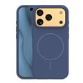 Tenké silikónové puzdro Mag pre iPhone 17 Pro Max 6,9" / 18 Pro Max 6,9" tmavomodré