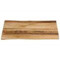 vidaXL Stolová doska živá hrana 60x60x2,5 cm masívny surový mangovník