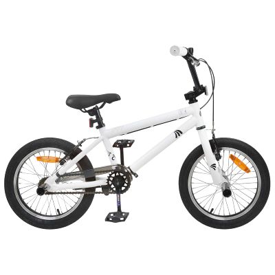 vidaXL BMX Bicykel 20 Palcov pre nad 9 rokov Biela