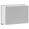 vidaXL Sprchový výklenok Biela 30 x 20 x 9,5 cm Nehrdzavejúca oceľ