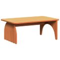 vidaXL Konferenčný stolík Včelí hnedý 80 x 50 x 31 cm Borovicový masív