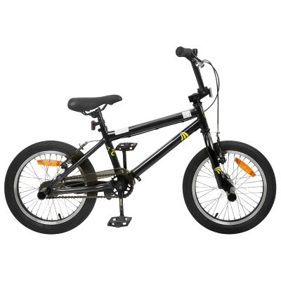 vidaXL BMX Bicykel 20 Palcov pre nad 9 rokov Čierna