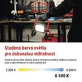 LED reflektor EMOS ZS2813 ACCO nabíjateľný prenosný, 20W, studená biela