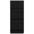 vidaXL Regál na časopisy Čierny dub 43 x 11 x 102 cm Kompozitné drevo
