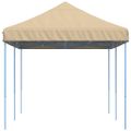 vidaXL Skladací pop-up párty stan béžový 580x292x315 cm