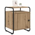 vidaXL Nočný stolík 2 ks Dub artisan Kompozitné drevo