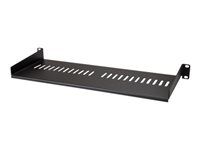 1U Vented Rack Shelf (CABSHELF1U7V) - Polica skrine - čierna - 1U - 7"