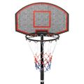 vidaXL Basketbalový stojan čierny 216-250 cm polyetén