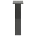 vidaXL Nohy konferenčného stolíka v tvare X, 2 ks, antracitové, 38 x (42-43) cm, oceľ
