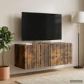vidaXL Nástenná TV skrinka 78,5 x 31 x 30 cm Dymový dub