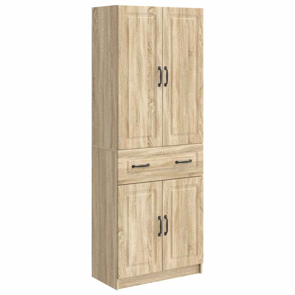 vidaXL Sada skríň 2 pcs Dub sonoma Kompozitné drevo