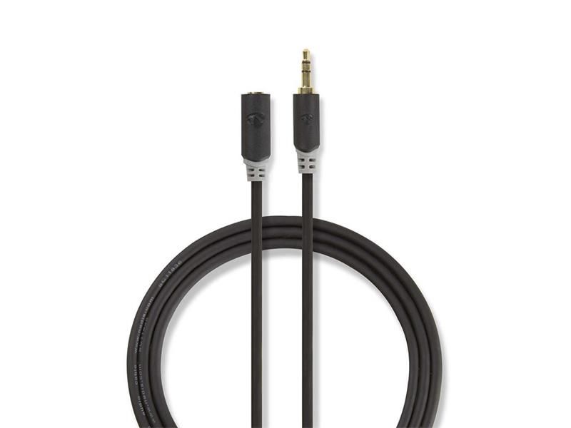 Kábel Jack 3,5mm konektor/Jack 3,5mm zdierka 5m NEDIS CABW22050AT50