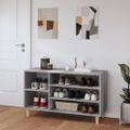 vidaXL Botník sivý dub sonoma 102x36x60 cm spracované drevo