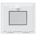 vidaXL Biele vnútorné farby okna v suteréne RISOR 50 x 45 cm