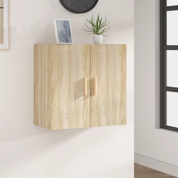 vidaXL Nástenná skrinka dub sonoma 60x30x60 cm spracované drevo