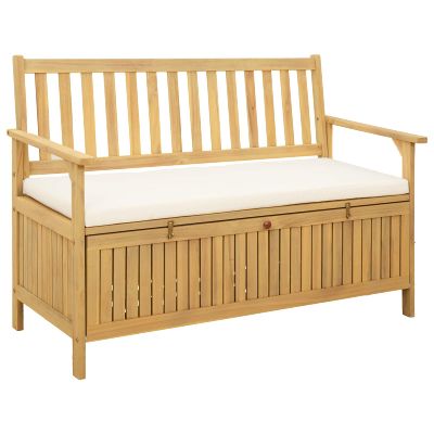 vidaXL Úložná lavička 2 -Seater 120 x 63 x 84 cm Obdĺžnikový